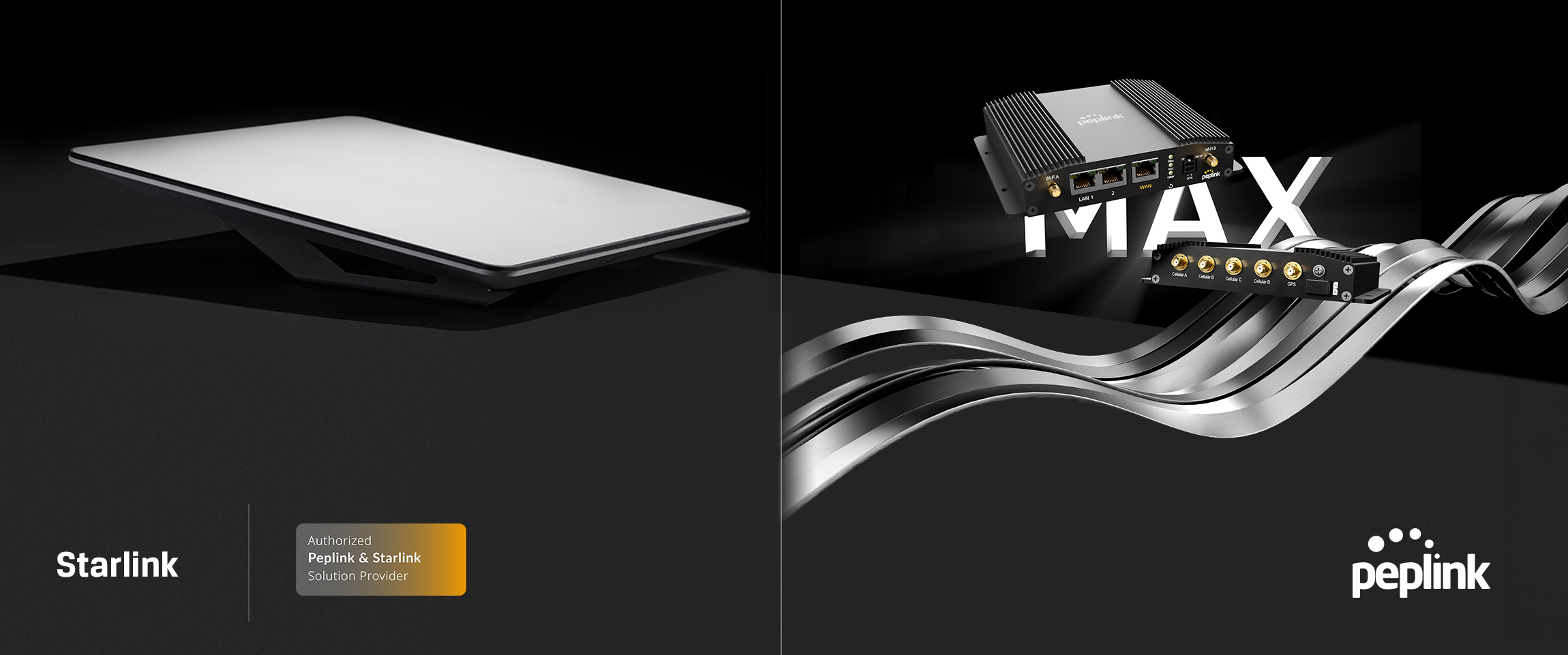 partnerskab med Peplink og Starlink